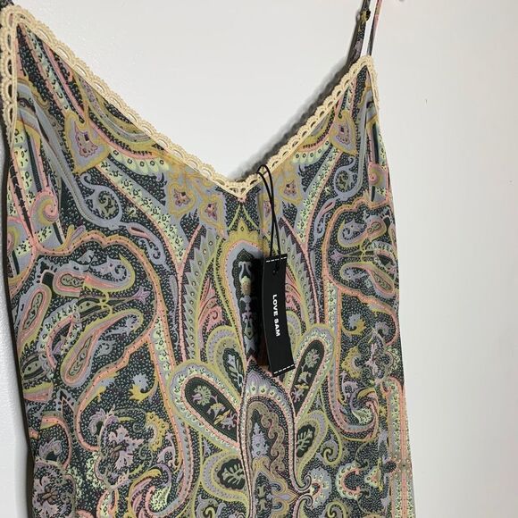 NWT Love Sam Malca paisley dress. Medium - Picture 8 of 10